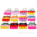 Piccoli giocattoli a pendente Popup Bubble Sensory Fidget Keychain